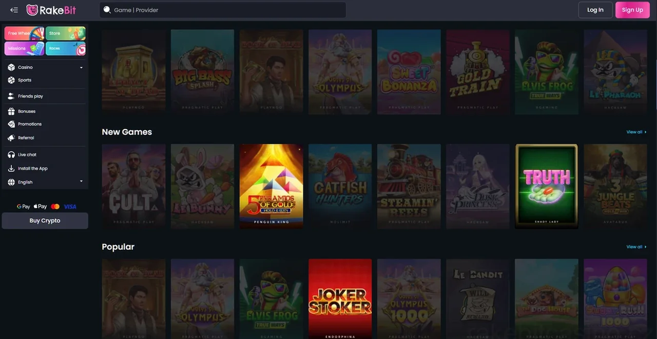 Rakebit Casino Casino